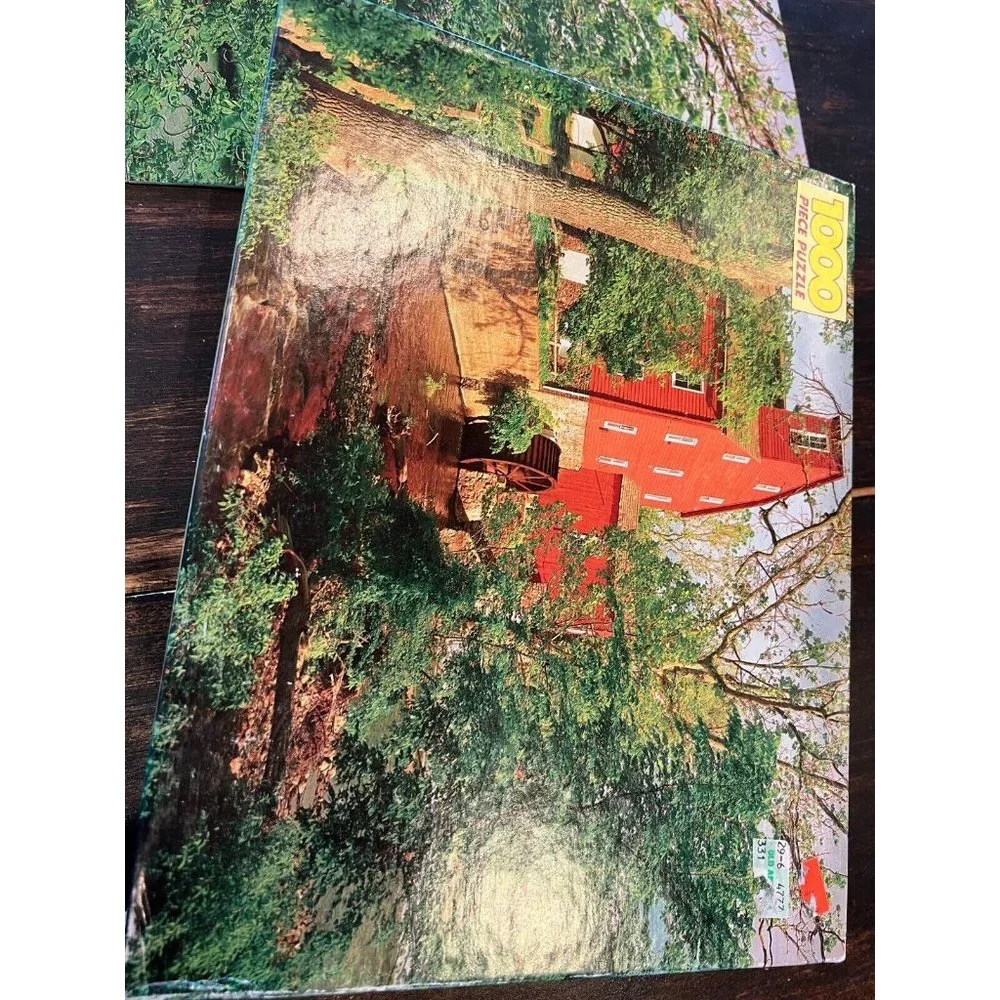 The Red Mill 1000 Piece Jigsaw‎ Puzzle Golden Vintage USA 4777-48 Interlocking